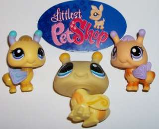 LPS BUMBLE BEE FAMILY Mom & Baby~#1189 1307 1408~Littlest Pet Shop 