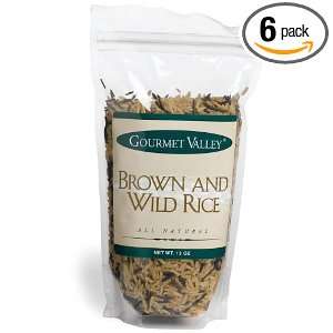 Gourmet Valley Specialty Rice Brown & Wild Rice, 13 Ounce Pouches 