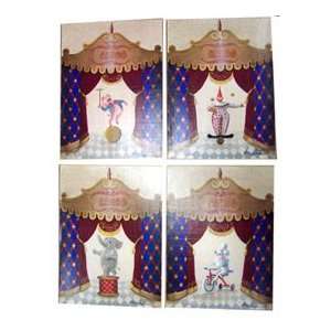  Carnival Lithographs, Set of Four Baby