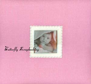 BABY GIRL 12x12 Scrapbook Memory Album Paper Studio NEW  