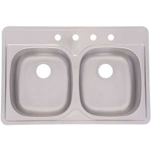   Stainless Steel Topmount Kitchen Sink #BU3322 039487152735  