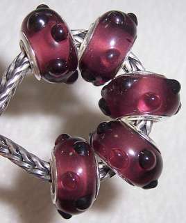 Lovely Murano Glass Beads fit European Charm Bracelet a086  