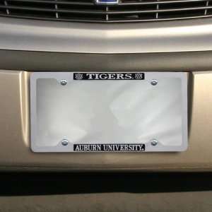 Auburn Tigers Pewter License Plate Frame  Sports 