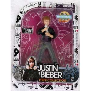  Justin Bieber 5  inch My World Mini Figure Performing 