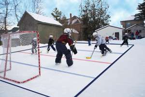 15 X 19 Backyard Ice Rink for Hockey & Skating Fun  