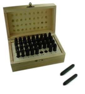 3mm Lower case & Upper case Stamping Kit w/ 4oz Hammer  
