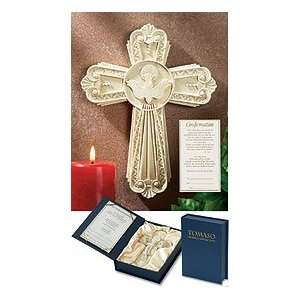  Tomaso Gift Wall Cross, Confirmation Holy Spirit, Packaged 