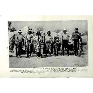  c1920 PATAGONIAN INDIANS FAMILT TOLDO ABORIGINIES