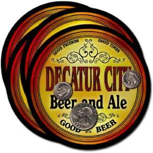  Decatur City, IA Beer & Ale Coasters   4pk Everything 