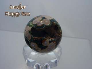 AAA 1 3/4 OCEAN Orbicular JASPER Sphere w/ HAPPY Faces  