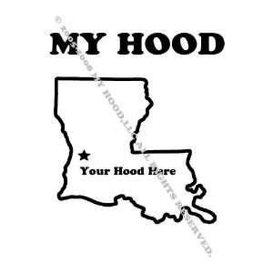 My Hood Louisiana T shirts