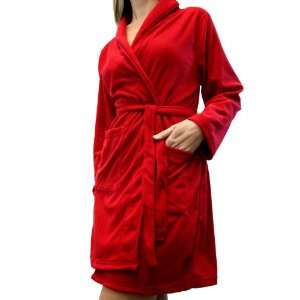  Ms. Maggie Red Fleece Robe Size M/L