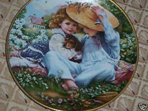 TIME TO LOVE /Sandra Kuck /MARCH OF DIMES 1989 PLATE  