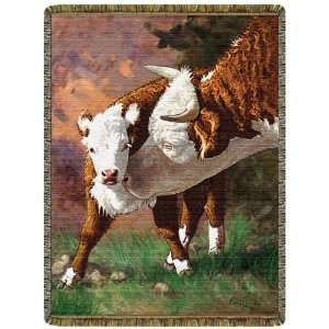  A Good Lickin Cow Tapestry Throw CMIL CM694