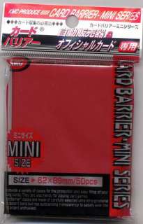 50 KMC Metallic Red Yugioh Card Sleeves Deck Protectors  