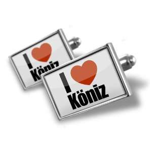  Cufflinks I Love Köniz region Bern, Switzerland   Hand 