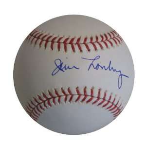  Autographed Jim Lonborg Major League Baseball (MLB 