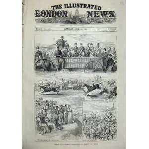  1880 Regimental Steeplechase Aldershott Horses Army