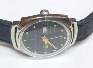 genuine vintage fortis true line day date 21 jewels automatic self 