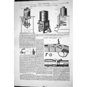  1868 BERTRAMS PATENT PETROLEUM OIL STORE NEWARK BREECH 