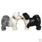 Blue Witch Salt & Pepper Shakers Old English Sheepdog  