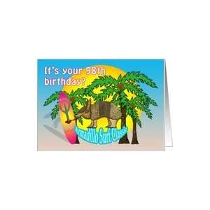  Aloha Surf 98th Birthday Card Toys & Games