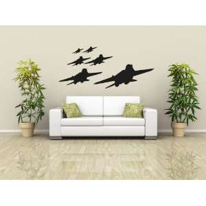 Airplane Wall Art 6 Fighters Assorted Sizes 12 to 28 Fighter Wall 
