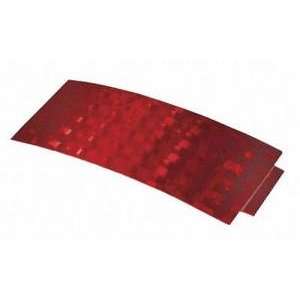  10 Red Stick On Class A Tape Reflectors Truck Trailer 