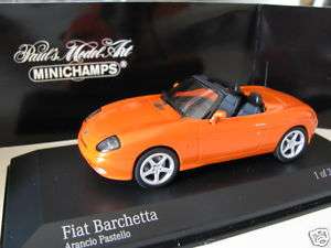 43 Minichamps Fiat Barchetta Cabriolet (1999) orange  