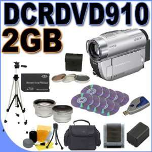  Sony HandyCam Hybrid DCR DVD910 15x Optical Zoom DVD 
