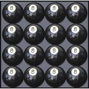   of 16 Replacement # 8 Pool Table   Billiard Ball