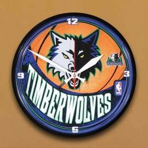 NBA Minnesota Timberwolves Round Wall Clock Sports 