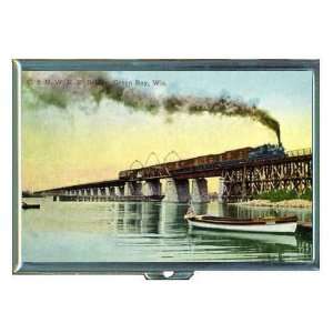  C&NW RR Green Bay, Wisconsin, ID Holder Cigarette Case or 