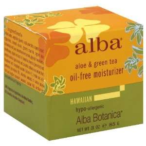   Alba Botanica Hawaiian Oil Free Moisturizer, Aloe & Green Tea Beauty