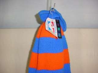   NOS New York Knicks NBA Basketball Knit Hat Long w/ Tags   Cute  