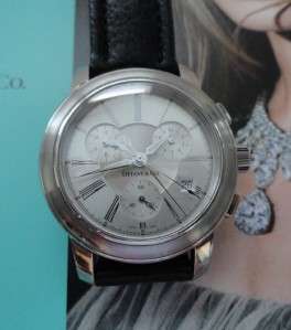 Available to you is a Tiffany & Co Mark Chronography Resonator Mens 