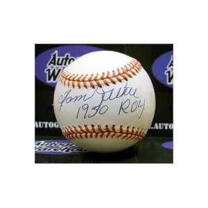  Sam Jethroe autographed Baseball inscribed ROY 1950 