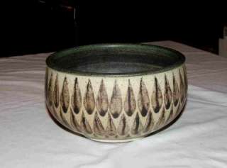   McIntosh Studio Pottery Bowl Mid Century Modern Hand Thrown Stoneware