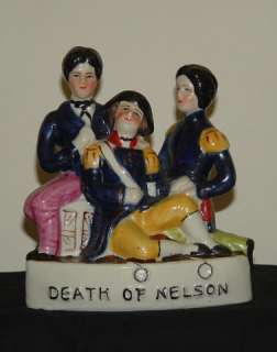 Staffordshire THE DEATH OF NELSON Figural Group / c.1840s / 1st 