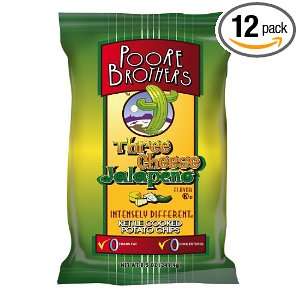 Poore Brothers Three Cheese Jalapeno, 8.5 Ounce (Pack of 12)  