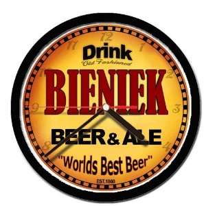  BIENIEK beer and ale cerveza wall clock 