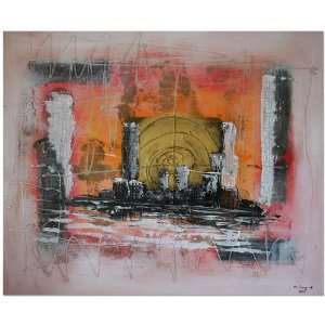  Lost City Painting~Acrylic On Canvas~Abstract & Modern 