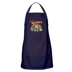  Apron (Dark) Toys for Big Boys Lady on Motorcycle 