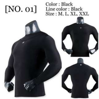 New Mens Muscle Compression Under Layer fit Shirt   Long sleeve   ATB 