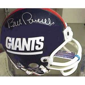  Bill Parcells Autographed Mini Helmet