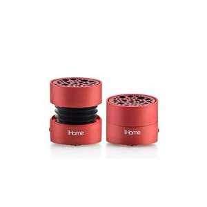  Ihome Ihm78 Rechargeable Mini Speakers Red Size Defying 