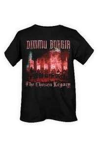 Dimmu Borgir The Chosen Legacy Black Metal T Shirt L  