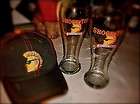 shock top 2 beer glasses 1 baseball cap returns not