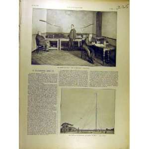  1901 Biot Telegraph Port Antennae French Print