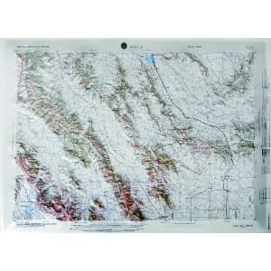 American Educational NL1210 Dubois Idaho Map without Frame, 31 Length 
